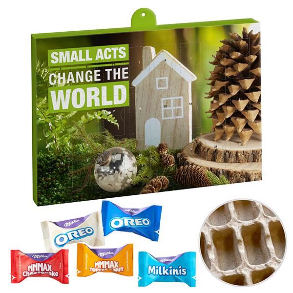 Premium Marken-Adventskalender PAPIER mit Milka