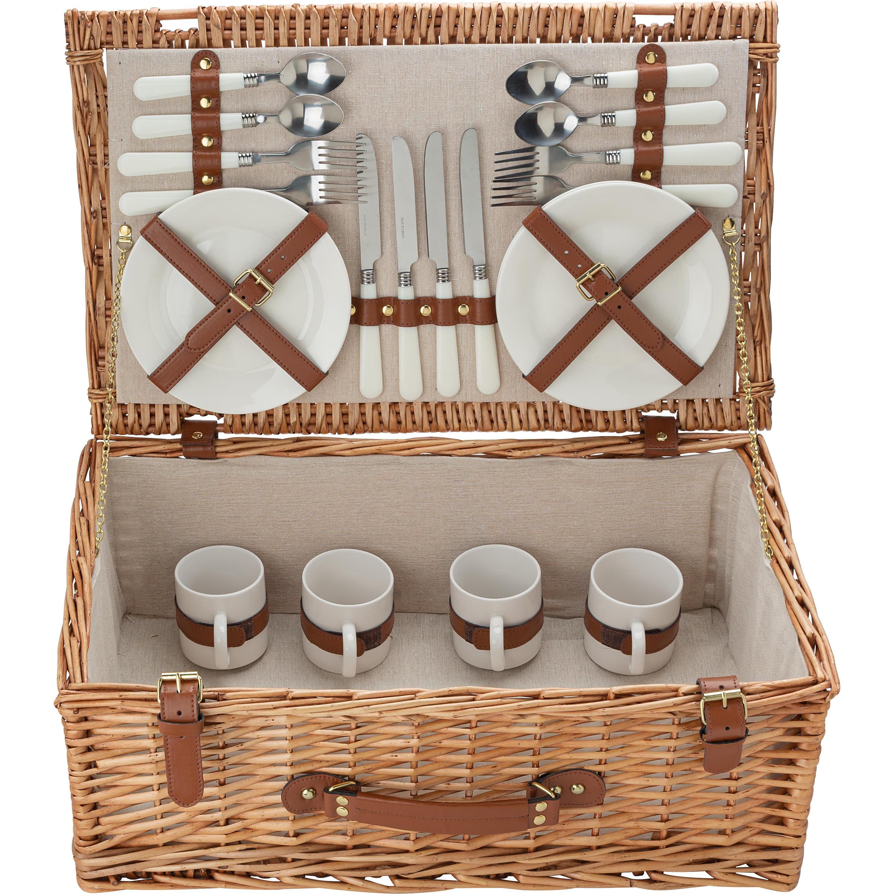 Picknickkorb f�r 4 Personen Levin