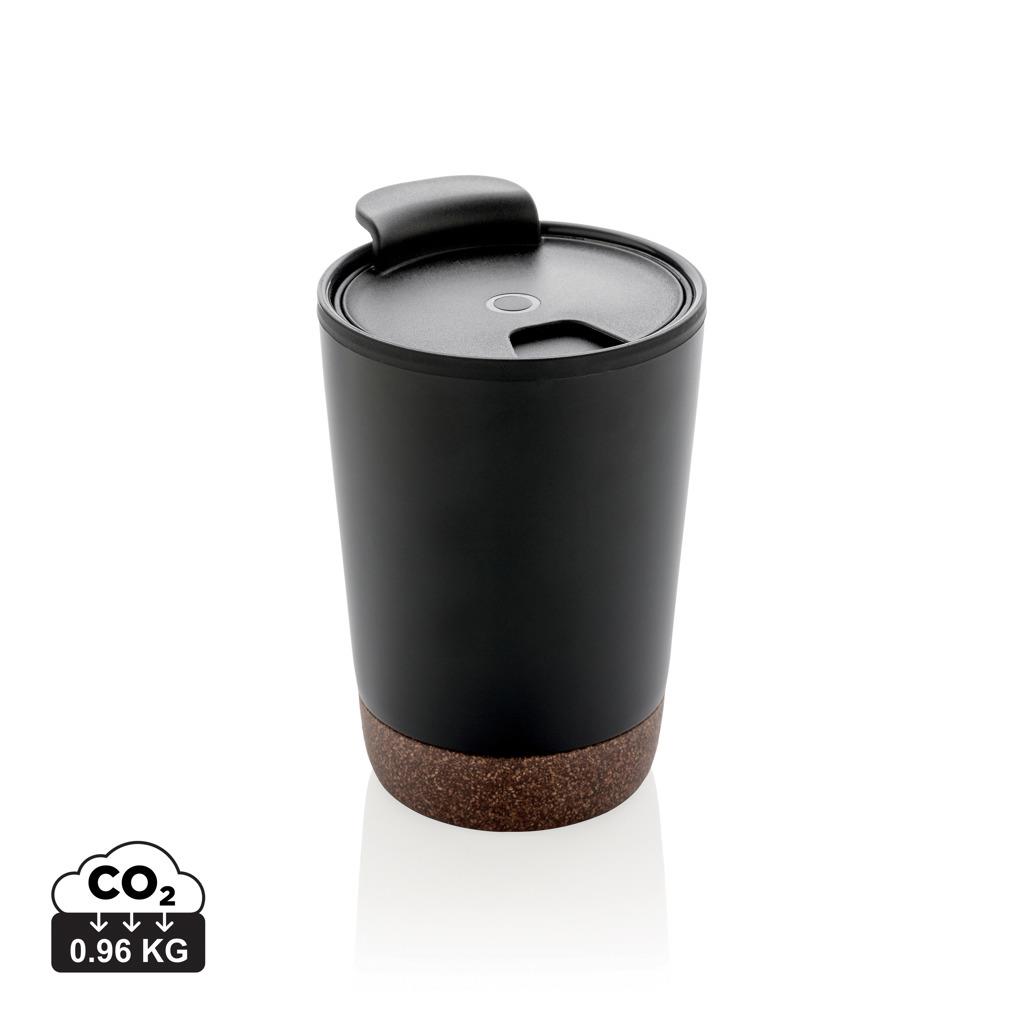RCS recycelter Edelstahl-Kaffeebecher mit Kork