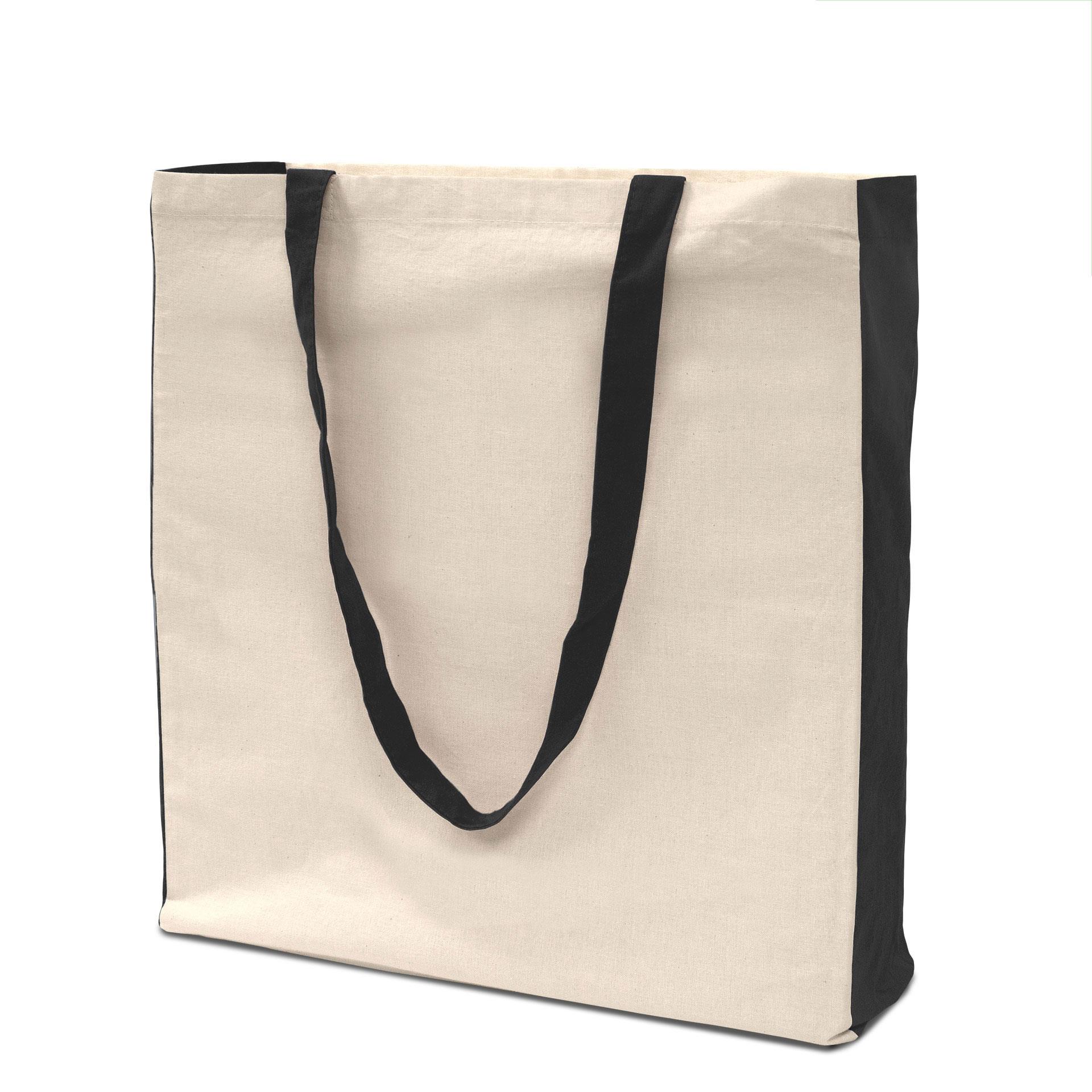 PALMA � Baumwolltasche mit Boden- Seitenfalte